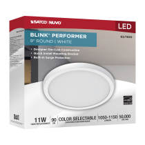 BLINK 11W LED 9" ROUND WHITE - 62-1920
