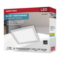 BLINK 11W LED 9" SQUARE WHITE - 62-1924