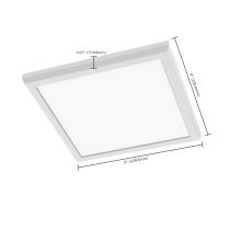 BLINK 11W LED 9" SQUARE WHITE - 62-1924