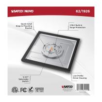 BLINK 11W LED 9" SQUARE BRONZE - 62-1926