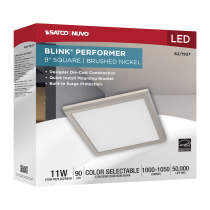 BLINK 11W LED 9" SQ BR. NICKEL - 62-1927