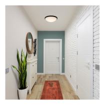 LED BUTTON BL 17" FLUSH - 62-1944