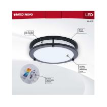 LED GLAMOUR BL 10" FLUSH - 62-1975