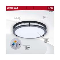LED GLAMOUR BL 13" FLUSH - 62-1976