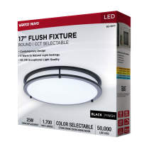 LED GLAMOUR BL 17" FLUSH - 62-1977