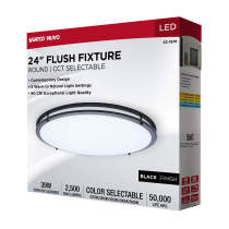 LED GLAMOUR BL 24" FLUSH - 62-1978