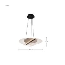 GENEVA 18" LED PENDANT - 62-2025