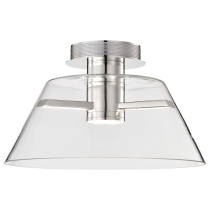 EDMOND 17" LED SEMI FLUSH - 62-2054