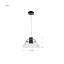 EDMOND 14" LED PENDANT - 62-2061