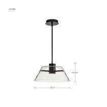 EDMOND 17" LED PENDANT - 62-2062