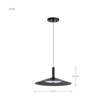 CORRINE 14" LED PENDANT - 62-2072