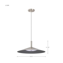 CORRINE 18" LED PENDANT - 62-2083