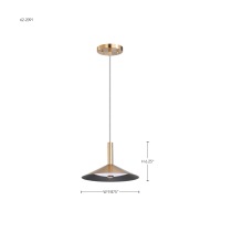 CORRINE 10" LED PENDANT - 62-2091