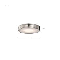 KENDALL 14" LED FLUSH MOUNT - 62-2111