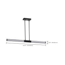 KINGSPORT 44" LED ISLAND PEND - 62-2132