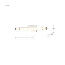 BOWMAN 24" LED VANITY - 62-2212
