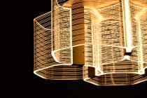 KENZO LED 5 LIGHT FLUSH - 62-2401