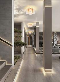 KENZO LED 5 LIGHT FLUSH - 62-2401