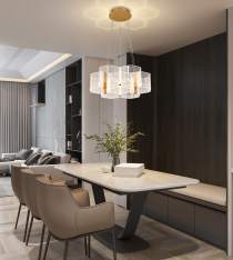 KENZO LED 6 LIGHT CHANDELIER - 62-2403