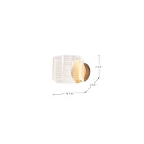 KENZO LED 1 LIGHT WALL SCONCE - 62-2407