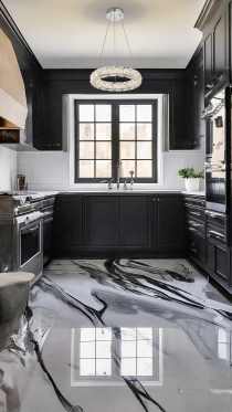 ASHER 15" ROUND CRYSTAL PENDAN - 62-2441