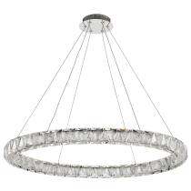 ASHER 36" ROUND CRYSTAL PENDAN - 62-2442