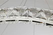 ASHER 36" ROUND CRYSTAL PENDAN - 62-2442