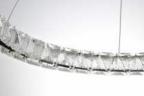 ASHER 36" ROUND CRYSTAL PENDAN - 62-2442