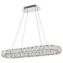 ASHER 36" OVAL CRYSTAL PENDANT - 62-2443