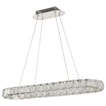 ASHER 36" OVAL CRYSTAL PENDANT - 62-2443