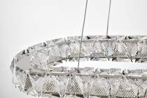 ASHER 36" OVAL CRYSTAL PENDANT - 62-2443