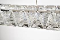 ASHER 36" OVAL CRYSTAL PENDANT - 62-2443