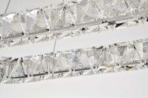 ASHER 36" OVAL CRYSTAL PENDANT - 62-2443