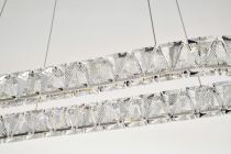 ASHER 36" OVAL CRYSTAL PENDANT - 62-2443