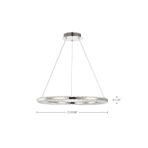 NOVA 23" LED ROUND PENDANT - 62-2446