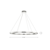 NOVA 36" LED ROUND PENDANT - 62-2447