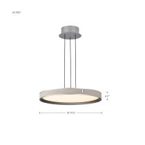 BANDON 20" LED PENDANT - 62-3021