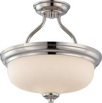 KIRK 2 LT LED SEMI FLUSH - 62-384