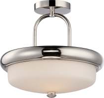 DYLAN 2 LT LED SEMI FLUSH - 62-404