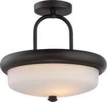 DYLAN 2 LT LED SEMI FLUSH - 62-414