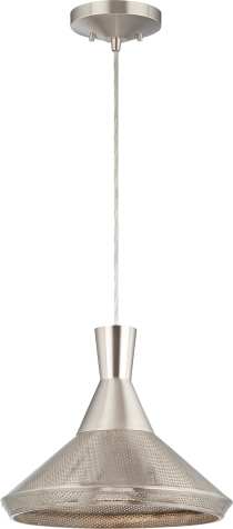 LUGER 1 LT METAL SHADE PENDANT - 62-472