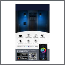 EAST RIVER 1LT OUTDOOR SM WALL - 62-5945