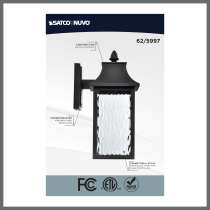 AUSTEN 1LT OUTDOOR SM WALL - 62-5997