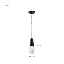 LACEY 4" LED RGB/TW PENDANT - 62-6002
