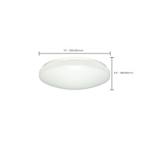 14" WHITE ACRYLIC LED T24 - 62-792