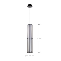 SILHOUETTE LRG PENDANT - 62-8022