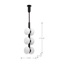 APOLLO 6 LT LED PENDANT - 62-8073