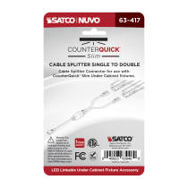 CABLE SPLITTER SINGLE TO DOUBL - 63-417