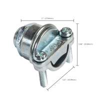 UNDER CAB 3/8" WIRE CONN - 63-512