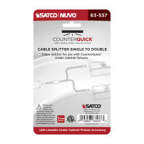 UNDER CAB Y-SPLITTER BLK - 63-537